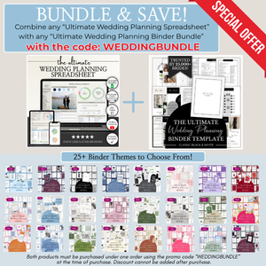 Ultimate Wedding Planning Spreadsheet-Neutral