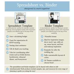 Ultimate Wedding Planning Spreadsheet-Neutral