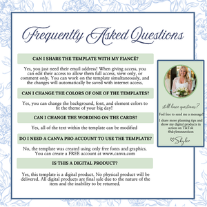Wedding Time Capsule Card Template: Customizable and Printable Canva Template