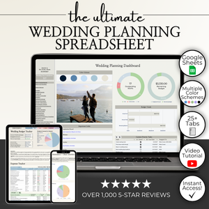 Ultimate Wedding Planning Spreadsheet-Neutral