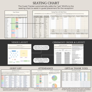 Ultimate Wedding Planning Spreadsheet-Neutral
