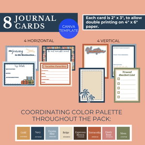 General Travel Sticker & Scrapbooking Pack | Digital Download