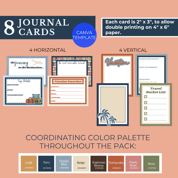 General Travel Sticker & Scrapbooking Pack | Digital Download