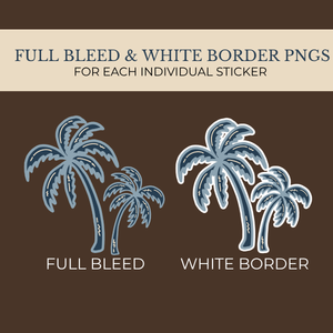 General Travel Sticker & Scrapbooking Pack | Digital Download