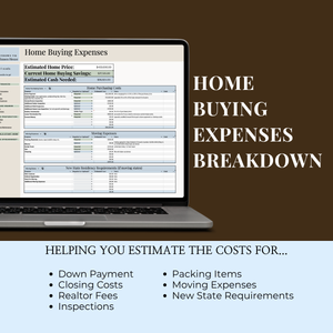 Home Buying Spreadsheet