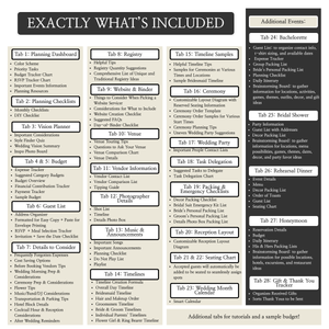 Ultimate Wedding Planning Spreadsheet-Neutral
