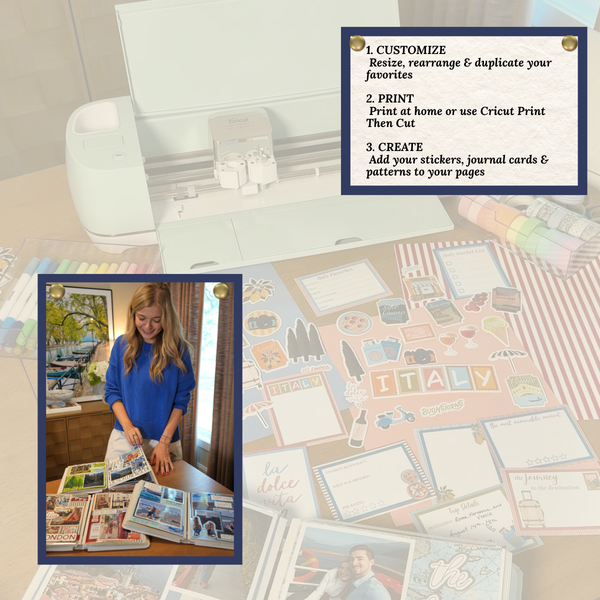 General Travel Sticker & Scrapbooking Pack | Digital Download