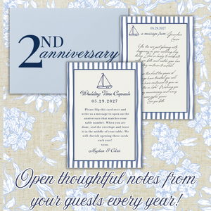 Wedding Time Capsule Card Template: Customizable and Printable Canva Template