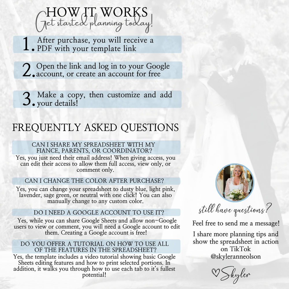 Ultimate Wedding Planning Spreadsheet-Neutral