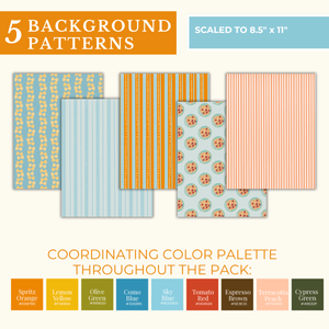 Italy Sticker & Scrapbooking Pack | Digital Download