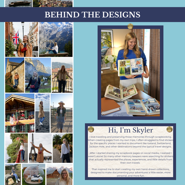General Travel Sticker & Scrapbooking Pack | Digital Download
