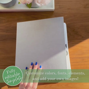 Ultimate Wedding Planning Binder Template- Sage Green Floral
